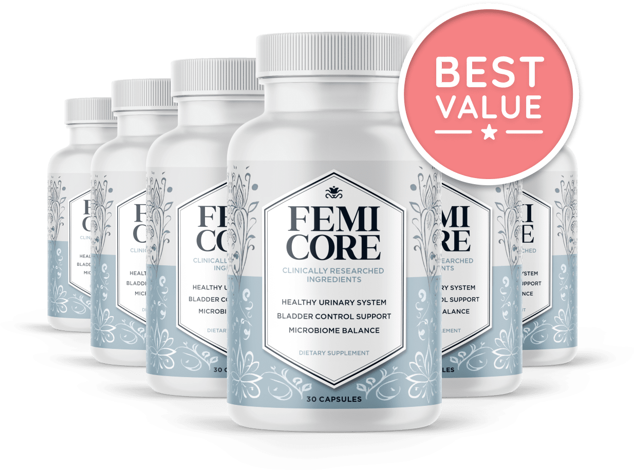 FemiCore 6 Bottles — 180-Day Supply