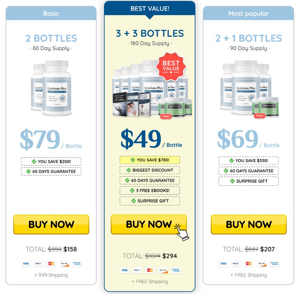 Quietum Plus Bundle